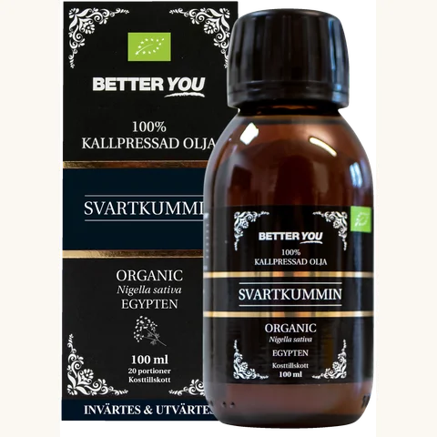 Better You Svartkumminolja EKO Kallpressad 100 ml